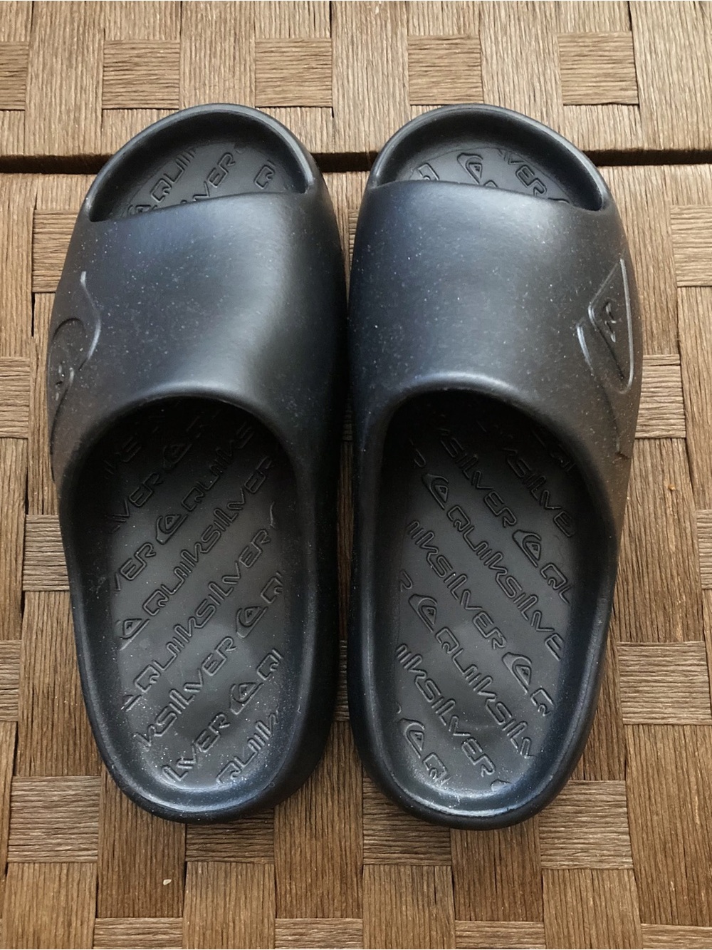 Quiksilver Kids Black Slide Sandals